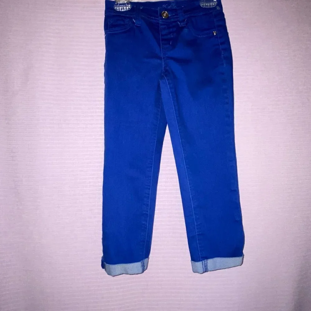NWT Girls Blue Jeans Justice Size 10S Stretch Extremely Comfortable